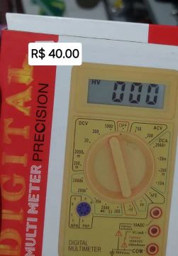 Multímetro Digital de Precisão - R$ 40,00