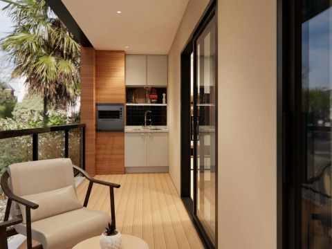 Studio para venda tem 24 metros quadrados com 1 quarto