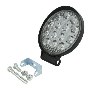 Farol de Led Auxiliar para maquinas agricolas, caminhão, carro 12v/24v 42w