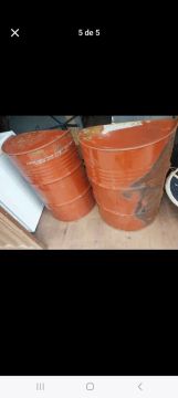 Conjunto de Barris de Aço para Churrasco2 Tambores Metálicos para Decoração
