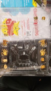 Action figures armas maos blister e caixa do libra ex bandai