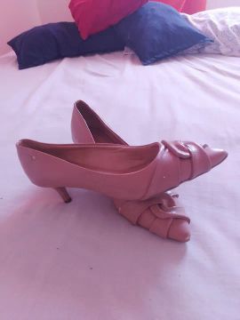 SAPATO SOCIAL FEMININO BEGE