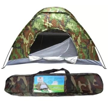 Barraca Acampamento Camuflada Para 6 Pessoas - Tamanho Familia
