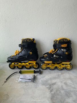 Patins Profissional FreeStyle com Kit de Proteção