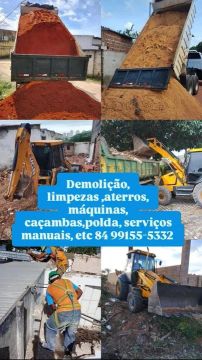 Demolição e limpezas 