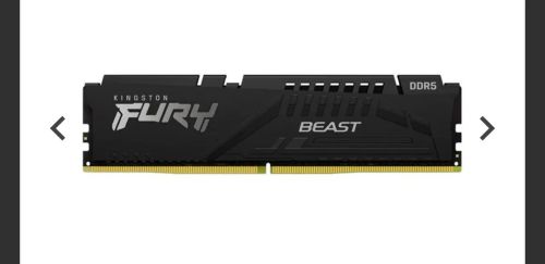 Memoria Ram Kingston Fury Beast 6000Mhz