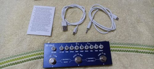Pedal de efeitos M-Wave para Baixo violão ou Guitarra