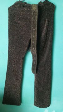 Calça Flare Paetê Dourada