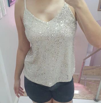 Blusa de paitê carnaval