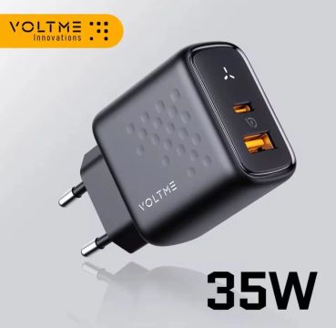 Carregador 35W Voltime 2 Portas - Rápido e Potente