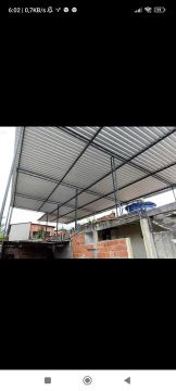 Coberturas em telhas metálicas PVC e fibrocimento