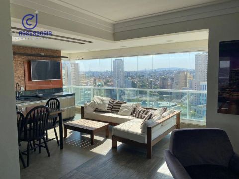 Apartamento Mobiliado com 3 dormitórios, 168 m² - venda por R$ 1.550.000 ou aluguel por R$