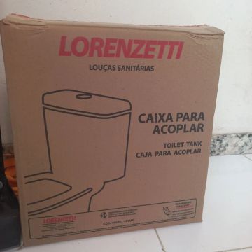Caixa acoplada para sanitário lorenzetti na caixa