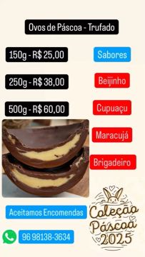 Ovos de Páscoa - TRUFADOS