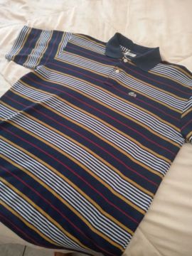 Camisa polo retrô vintage Lacoste seminova