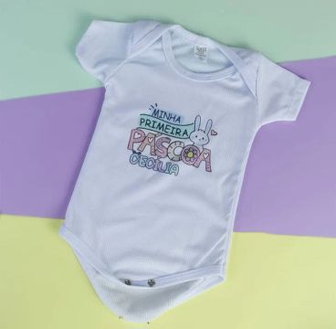 Body Bebê personalizados Páscoa