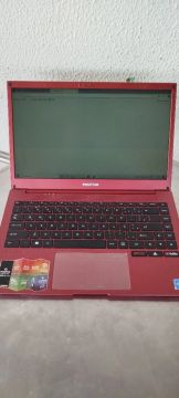 Notebook Positivo, vermelho, ótimo estado!