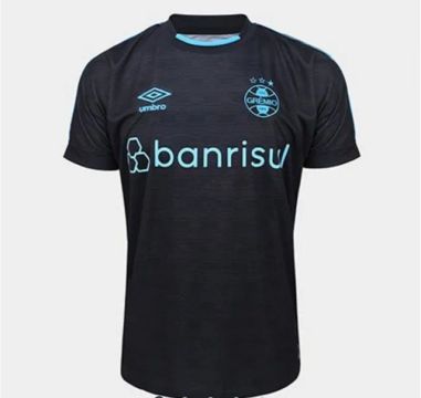 Camisa Grêmio III 23/24 Torcedor Umbro Masculina - Preta