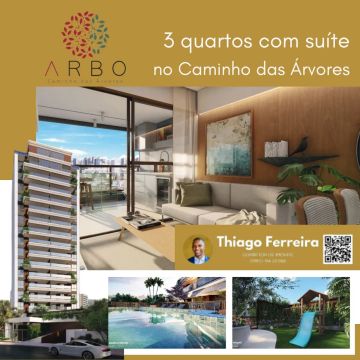 Arbo Caminho Das Árvores, 3 Quartos Distribuído Em 90M² E 1 Vaga De Garagem. R9CKHF