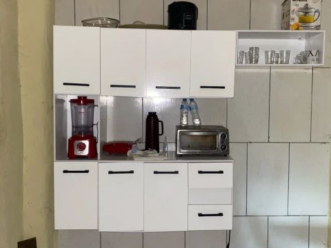 Conjunto de Armários de Cozinha Branco