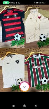 Camisas de Futebol - Diversos Times - Novas