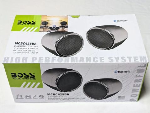 Caixa de Som Bluetooth Impermeável para Moto 3 polegadas