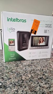 Vídeo porteiro Allo wt7 lite intelbras 