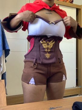Conjunto Cosplay amber 