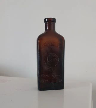 Garrafa de Medicamento Antiga - Relíquia 