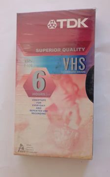 Fita Vhs TDK ( Lacrada )