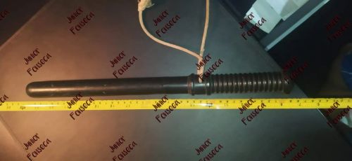 Bastão borracha flexível 40Cm - Mi litar - Anos 70 - Item Raro