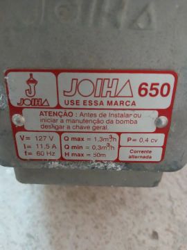 Bomba d'água JOIHA 650 - 1,3m³/h - 0,4cv