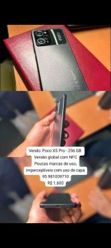 Poco X5 Pro 256 GB com função NFC (versão global)
