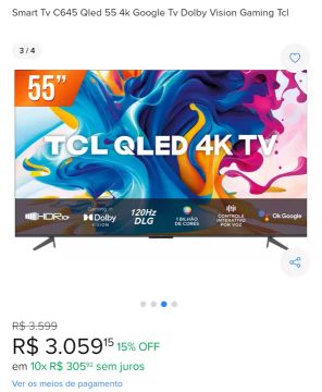 TCL QLED 55" C645 