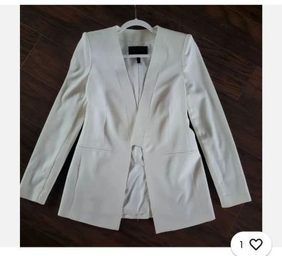 Blazer branco feminino