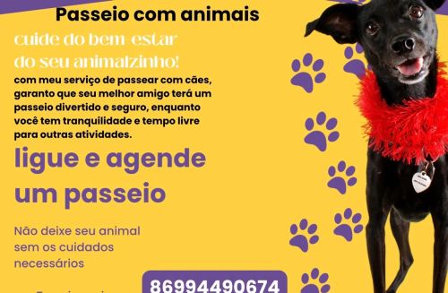 Passeio com seu amiguinho!