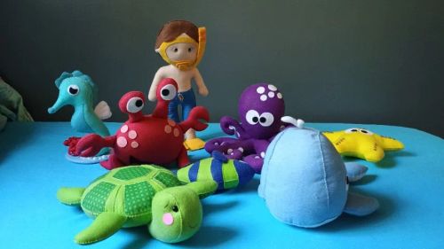 Bonecos de feltro