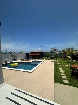 Casa de Temporada com Piscina em Carapibus