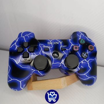 Controle PS3 Personalizado - Raios azuis