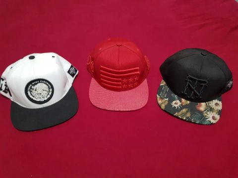 3 Bonés Snapback Thug Nine