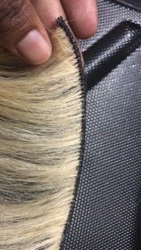 Confecção de telas manuais para mega hair