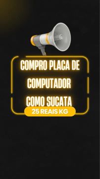 Placa de Vídeo para Computador - R$ 25/Kg