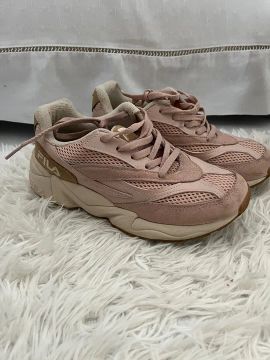 Tênis Fila Rosa e bege 