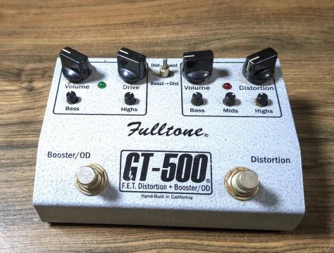  Fulltone GT-500 (SILVER EDITION) Pedal de Overdrive/Distorção