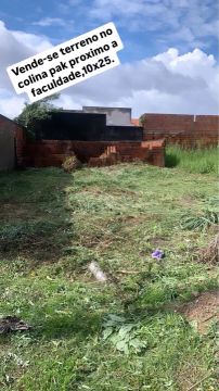 Terreno à venda próximo à faculdade
