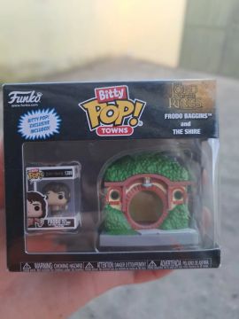 Funko Pop Bitty Towns - Frodo Baggins e Shire