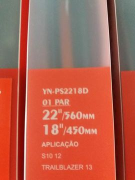 Palheta específicas s10 trailblazer
