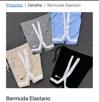Bermuda DRYFIT- ELASTANO - 4 Cores