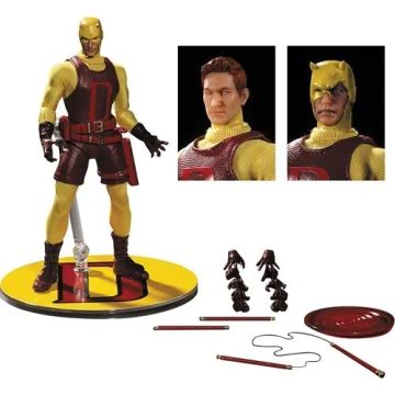 LEIA Mezco One 12 1:12 Daredevil Demolidor Amarelo