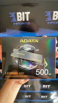  SSD M.2 500GB Nvme | Adata Legend | Novo Lacrado | Gen 4X4